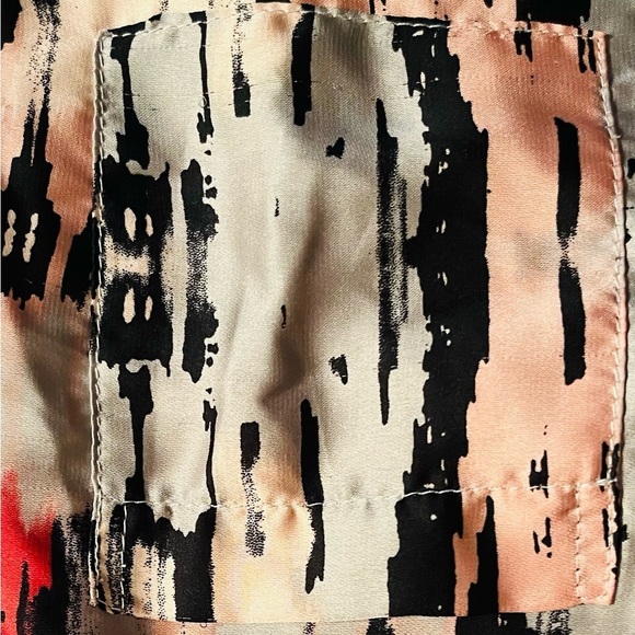 Eclair Multicolor Ikat Print Sleeveless Maxi Dress Sz S - Picture 5 of 7